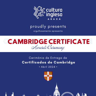 Entrega de Certificados de Cambridge Assessment English.